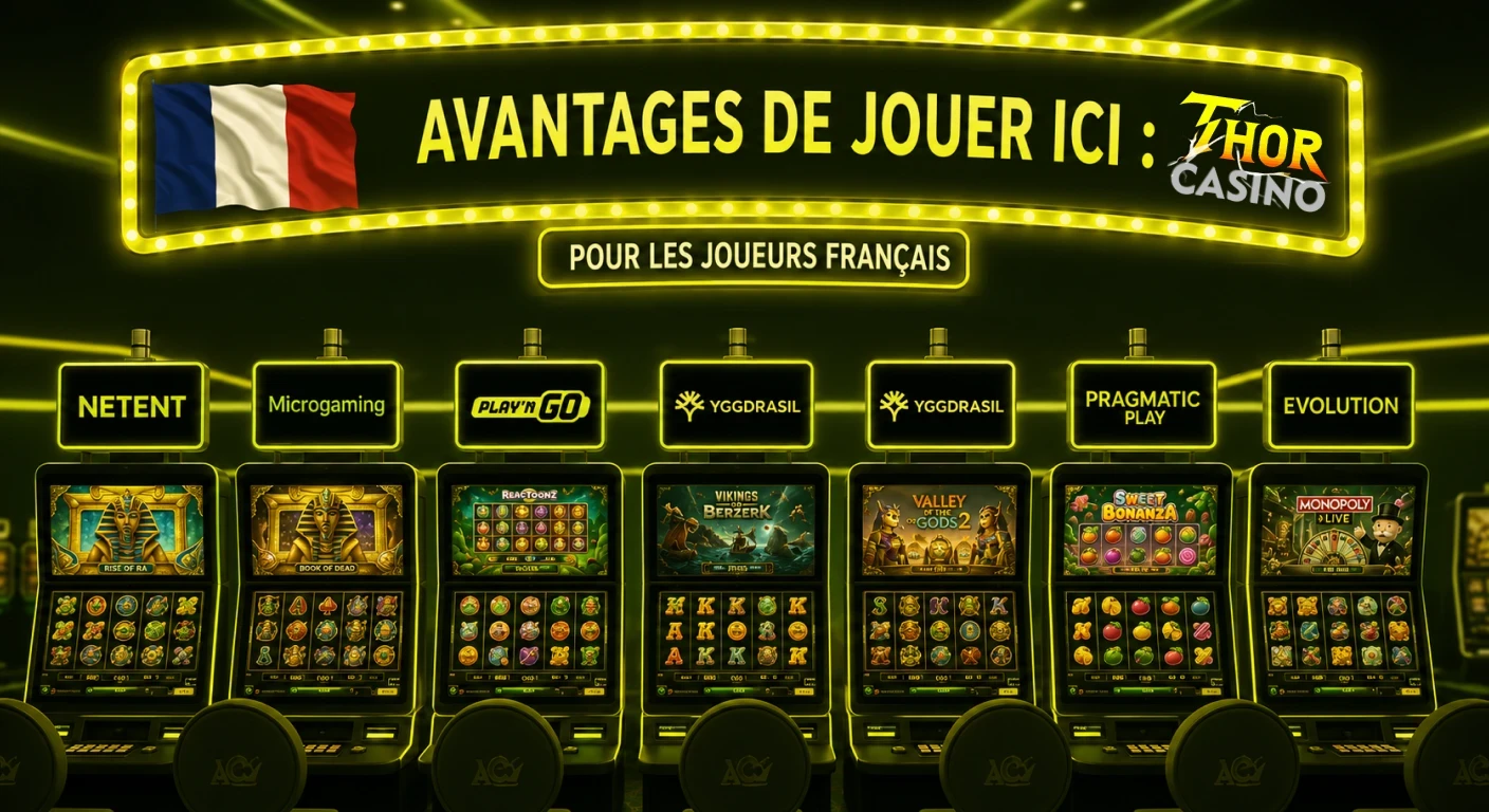 Thor Casino éditeurs jeux